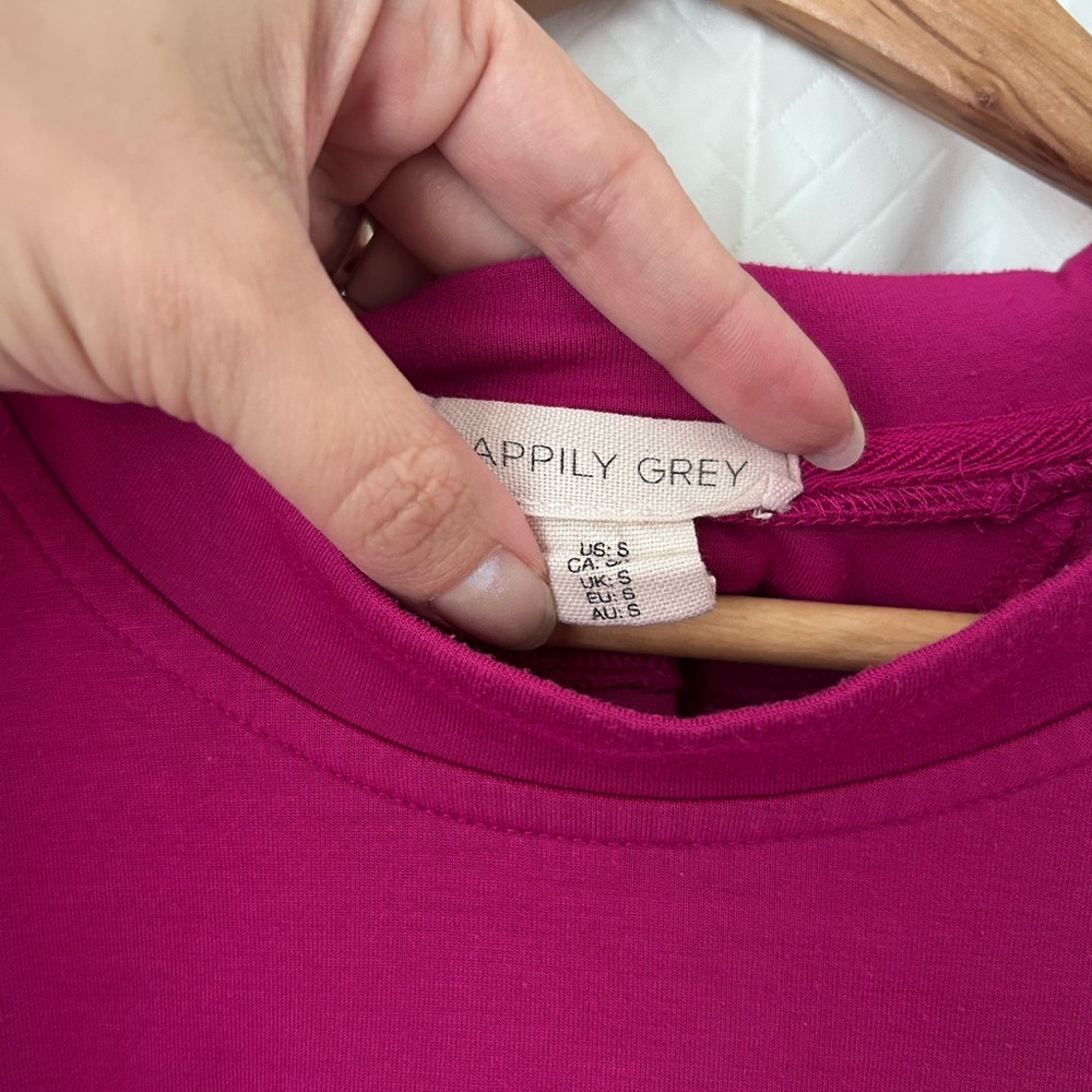 Vibrant Magenta Women's Sweatshirt - Picture 5 of 7